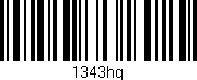 Código de barras (EAN, GTIN, SKU, ISBN): '1343hg'