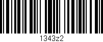 Código de barras (EAN, GTIN, SKU, ISBN): '1343z2'