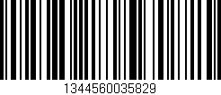 Código de barras (EAN, GTIN, SKU, ISBN): '1344560035829'