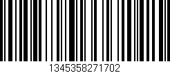 Código de barras (EAN, GTIN, SKU, ISBN): '1345358271702'