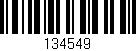 Código de barras (EAN, GTIN, SKU, ISBN): '134549'