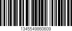 Código de barras (EAN, GTIN, SKU, ISBN): '1345549860609'
