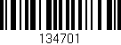 Código de barras (EAN, GTIN, SKU, ISBN): '134701'
