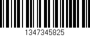 Código de barras (EAN, GTIN, SKU, ISBN): '1347345825'