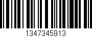 Código de barras (EAN, GTIN, SKU, ISBN): '1347345913'