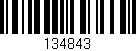 Código de barras (EAN, GTIN, SKU, ISBN): '134843'