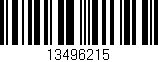 Código de barras (EAN, GTIN, SKU, ISBN): '13496215'