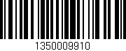 Código de barras (EAN, GTIN, SKU, ISBN): '1350009910'