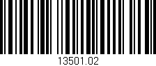 Código de barras (EAN, GTIN, SKU, ISBN): '13501.02'