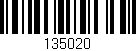 Código de barras (EAN, GTIN, SKU, ISBN): '135020'