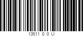 Código de barras (EAN, GTIN, SKU, ISBN): '13511_0_0_U'
