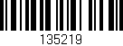 Código de barras (EAN, GTIN, SKU, ISBN): '135219'