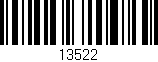 Código de barras (EAN, GTIN, SKU, ISBN): '13522'
