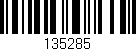 Código de barras (EAN, GTIN, SKU, ISBN): '135285'