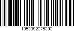 Código de barras (EAN, GTIN, SKU, ISBN): '1353392375393'