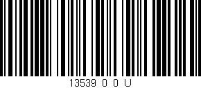 Código de barras (EAN, GTIN, SKU, ISBN): '13539_0_0_U'