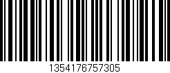 Código de barras (EAN, GTIN, SKU, ISBN): '1354176757305'