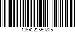 Código de barras (EAN, GTIN, SKU, ISBN): '1354222559235'