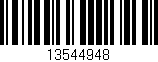 Código de barras (EAN, GTIN, SKU, ISBN): '13544948'