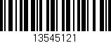 Código de barras (EAN, GTIN, SKU, ISBN): '13545121'
