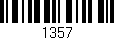 Código de barras (EAN, GTIN, SKU, ISBN): '1357'