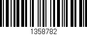 Código de barras (EAN, GTIN, SKU, ISBN): '1358782'