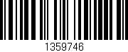 Código de barras (EAN, GTIN, SKU, ISBN): '1359746'