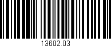 Código de barras (EAN, GTIN, SKU, ISBN): '13602.03'
