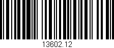 Código de barras (EAN, GTIN, SKU, ISBN): '13602.12'