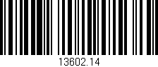 Código de barras (EAN, GTIN, SKU, ISBN): '13602.14'