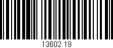 Código de barras (EAN, GTIN, SKU, ISBN): '13602.19'