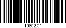 Código de barras (EAN, GTIN, SKU, ISBN): '13602.31'