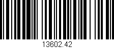 Código de barras (EAN, GTIN, SKU, ISBN): '13602.42'