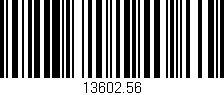 Código de barras (EAN, GTIN, SKU, ISBN): '13602.56'