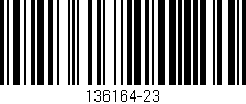 Código de barras (EAN, GTIN, SKU, ISBN): '136164-23'
