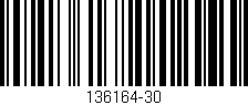 Código de barras (EAN, GTIN, SKU, ISBN): '136164-30'