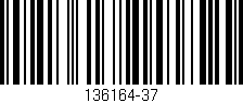Código de barras (EAN, GTIN, SKU, ISBN): '136164-37'
