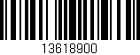 Código de barras (EAN, GTIN, SKU, ISBN): '13618900'