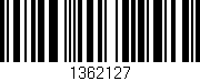 Código de barras (EAN, GTIN, SKU, ISBN): '1362127'