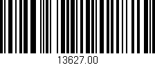 Código de barras (EAN, GTIN, SKU, ISBN): '13627.00'