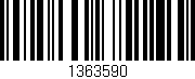 Código de barras (EAN, GTIN, SKU, ISBN): '1363590'