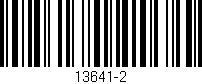 Código de barras (EAN, GTIN, SKU, ISBN): '13641-2'