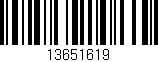 Código de barras (EAN, GTIN, SKU, ISBN): '13651619'