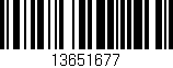 Código de barras (EAN, GTIN, SKU, ISBN): '13651677'