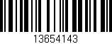 Código de barras (EAN, GTIN, SKU, ISBN): '13654143'