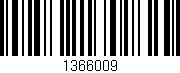 Código de barras (EAN, GTIN, SKU, ISBN): '1366009'