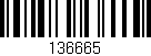 Código de barras (EAN, GTIN, SKU, ISBN): '136665'