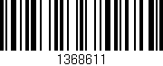 Código de barras (EAN, GTIN, SKU, ISBN): '1368611'
