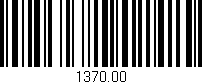 Código de barras (EAN, GTIN, SKU, ISBN): '1370.00'