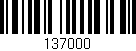 Código de barras (EAN, GTIN, SKU, ISBN): '137000'